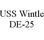 The WWII Destroyer Escort USS Wintle